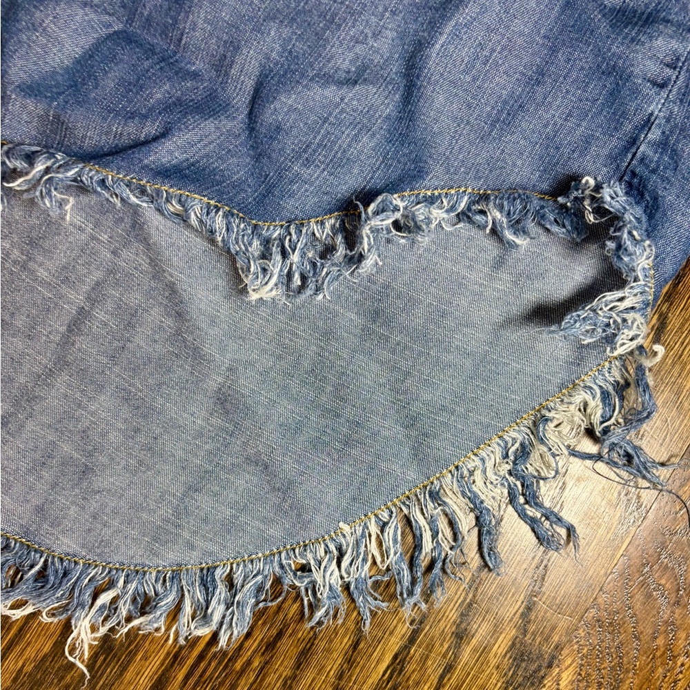 Bella Dahl‎ Light Blue Chambray dress size small - Picture 5 of 6
